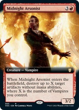 Midnight Arsonist Card Front