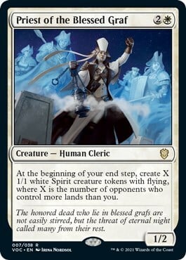 Priest of the Blessed Graf Card Front