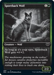 Lobo espalda de esporas