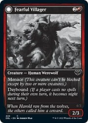 Fearful Villager // Fearsome Werewolf 424