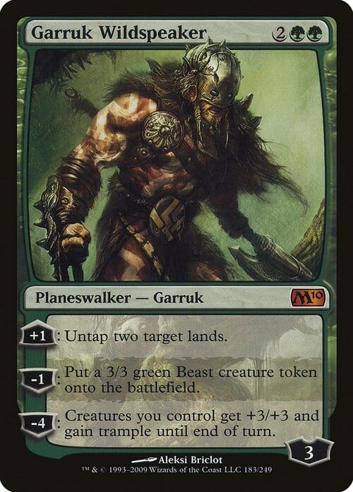 Garruk Wildspeaker Card Front