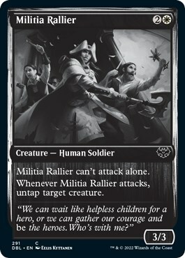 Militia Rallier Card Front