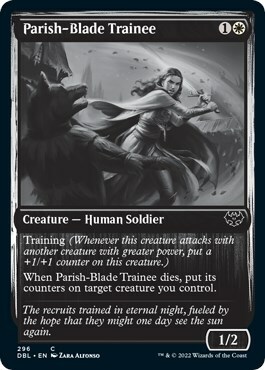 Parish-Blade Trainee Card Front