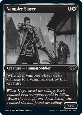 Vampire Slayer Card Front