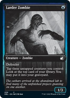 Zombie della Dispensa Card Front