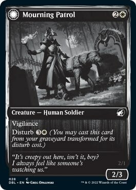 Mourning Patrol // Morning Apparition Card Front
