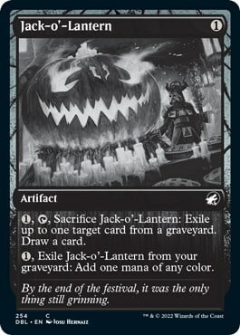 Jack-o'-Lantern Card Front
