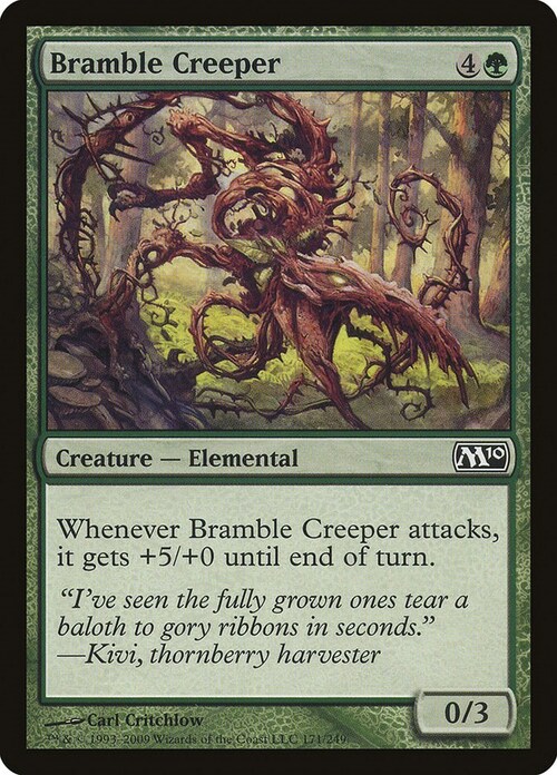 Bramble Creeper Card Front