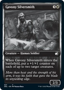 Gavony Silversmith Card Front