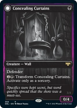 Concealing Curtains // Revealing Eye Card Front