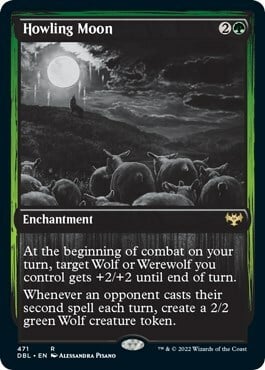Howling Moon Card Front