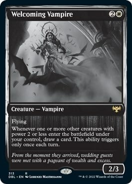 Vampira Accogliente Card Front