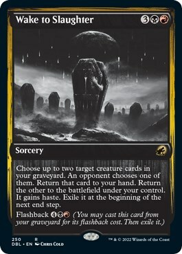 Wake to Slaughter Card Front
