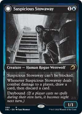 Suspicious Stowaway // Seafaring Werewolf Frente