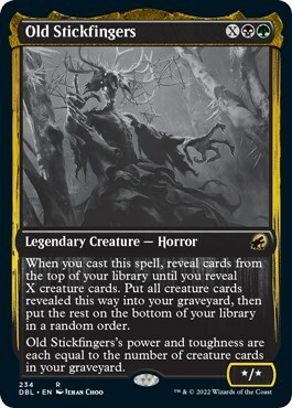 Old Stickfingers Card Front