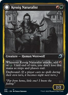 Kessig Naturalist // Lord of the Ulvenwald Card Front