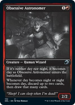 Obsessive Astronomer Card Front