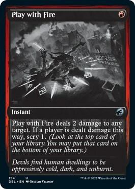 Play with Fire Card Front