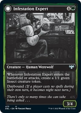 Infestation Expert // Infested Werewolf Card Front