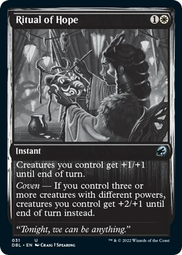 Ritual of Hope Card Front