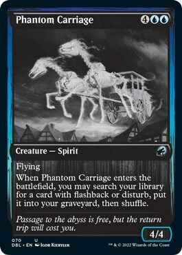 Phantom Carriage Card Front