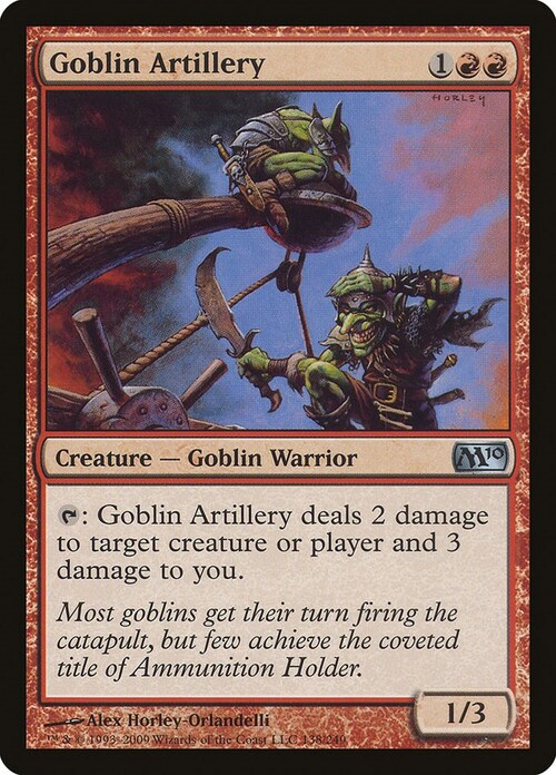 Goblin Artillery Card Front