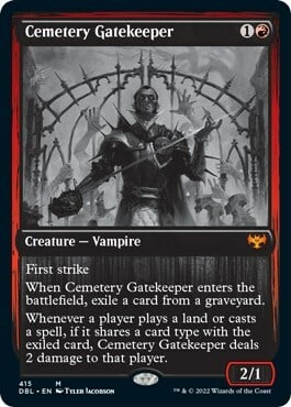 Cemetery Gatekeeper Card Front