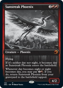 Sunstreak Phoenix Card Front