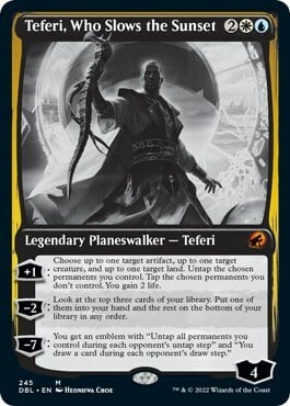 Teferi, Who Slows the Sunset Card Front