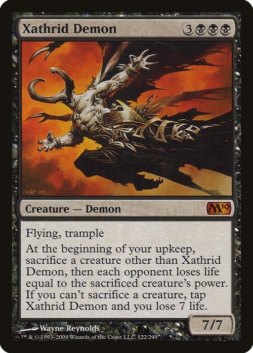 Demone di Xathrid Card Front