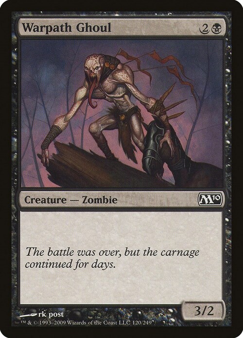 Warpath Ghoul Card Front