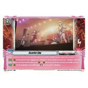 Scarlet Sky [V Format] Card Front