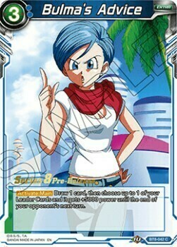 Bulma's Advice Card Front