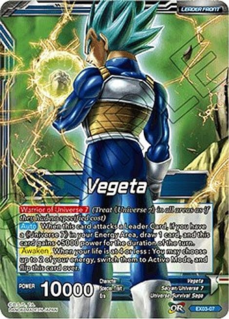 Vegeta // Explosive Power Vegeta Card Front