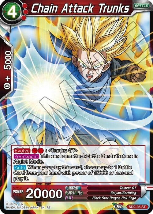 Chain Attack Trunks Card Front