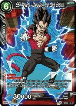 SS4 Vegeta, Thwarting the Dark Empire Card Front