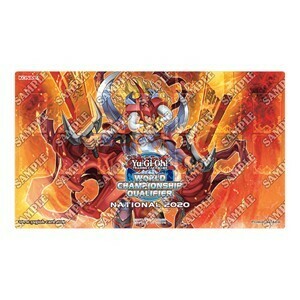 National Top Cut WCQ 2020 "Ferocious Flame Swordsman" Playmat