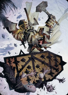 Art Series: Estwald Shieldbasher Card Front