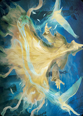 Art Series: Heron-Blessed Geist Card Front