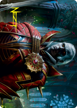 Art Series: Edgar, Charmed Groom Card Front