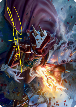 Art Series: Flame-Blessed Bolt Card Front