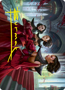 Art Series: Olivia's Attendants Card Front