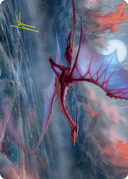 Art Series: Manaform Hellkite Card Front