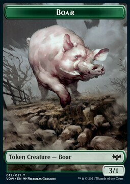 Boar // Zombie Card Front