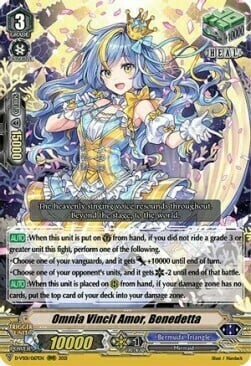 Omnia Vincit Amor, Benedetta [V Format] Card Front