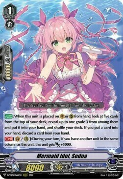 Mermaid Idol, Sedna Card Front