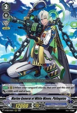Marine General of White Waves, Philogatos Card Front