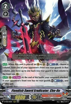 Fiendish Sword Eradicator, Cho-Ou [V Format] Card Front