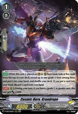 Cosmic Hero, Grandrope Card Front
