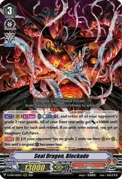 Seal Dragon, Blockade [V Format] Card Front